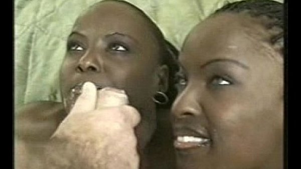 Ebony threesome