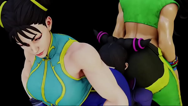 Street Fighter ChunLi/Laura Ass Sandwich Juri