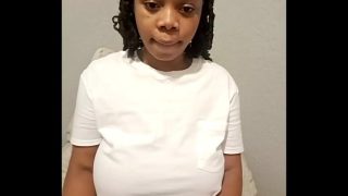 Sub-Slave Plump African Teen With Bimbo Blow Job Lips & Huge Plump Drooping Natural Boobs: Ordered To Masturbate & Count Down To Her 1st Ever Anal Penetration In A Foreign Language
