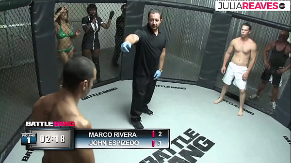 Ultimate Fighter fucks the number girl right after the fight in the ring