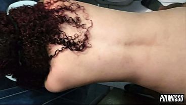 Young man fucks older woman: We had quick sex. She’s got the hots for me! She likes young men! We even fucked in the bathroom, and she drank his cum!