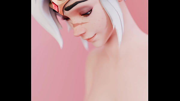 White Haired Tracer Fingers Pussy