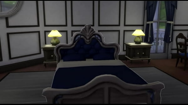 Sims 4 Ebony makes Jimmy Richards Cum – A LOT!